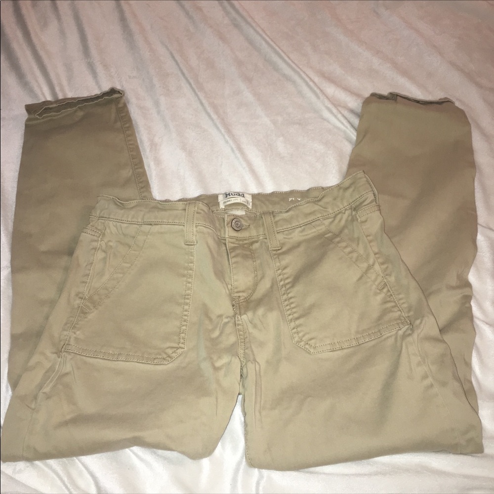 Khaki Skinny Jeans
